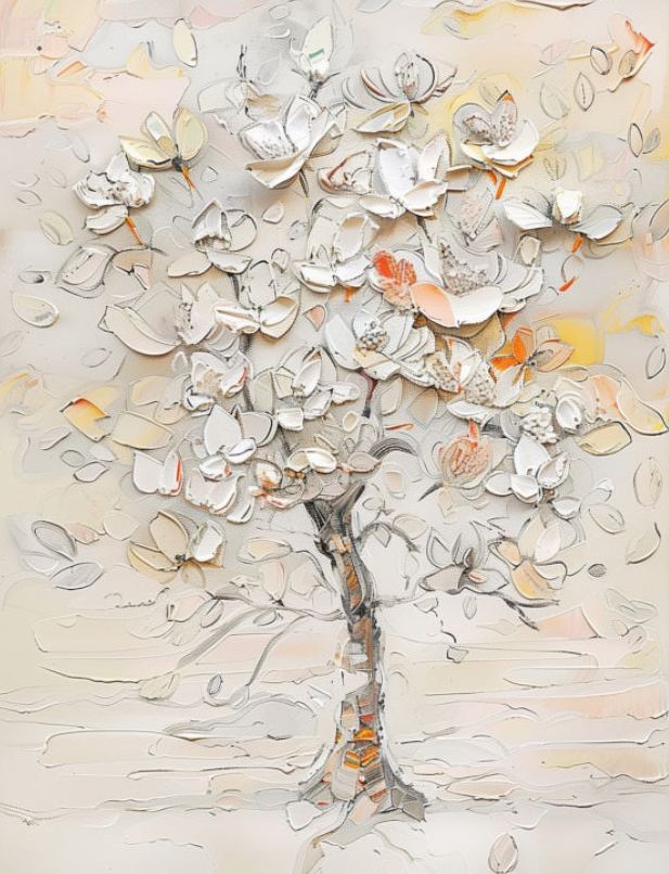 White tree